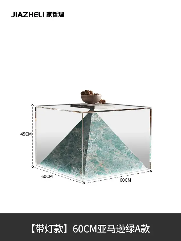 Table basse élégante de luxe, petite table d'appoint ronde de qualité, style crème mignon, meubles d