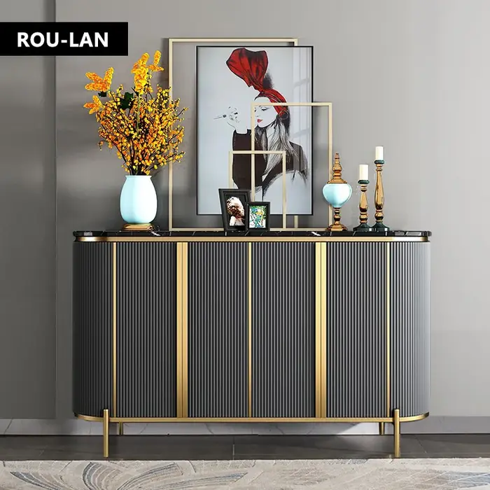Armoire de Rangement d'Entrée de Luxe Légère