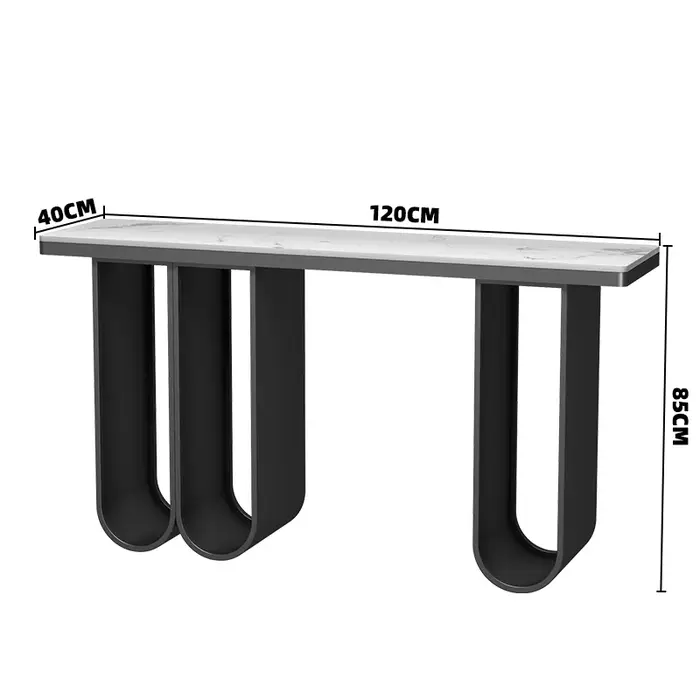 Table de Console industrielle italienne, Design rustique de luxe, Table de Console esthétique, Meubl