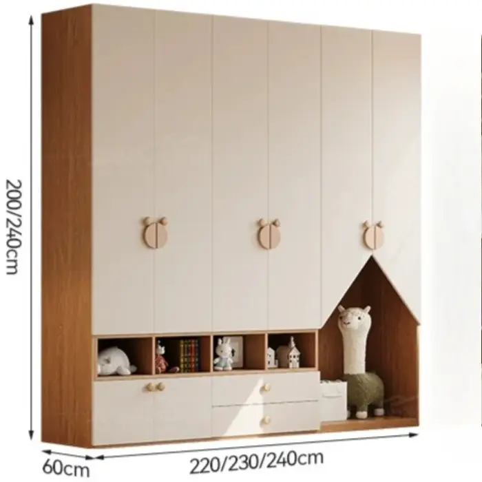 Armoire bibliothèque élégante de style français