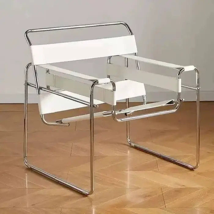 Chaise de salon industrielle Vassili de style nordique médiéval