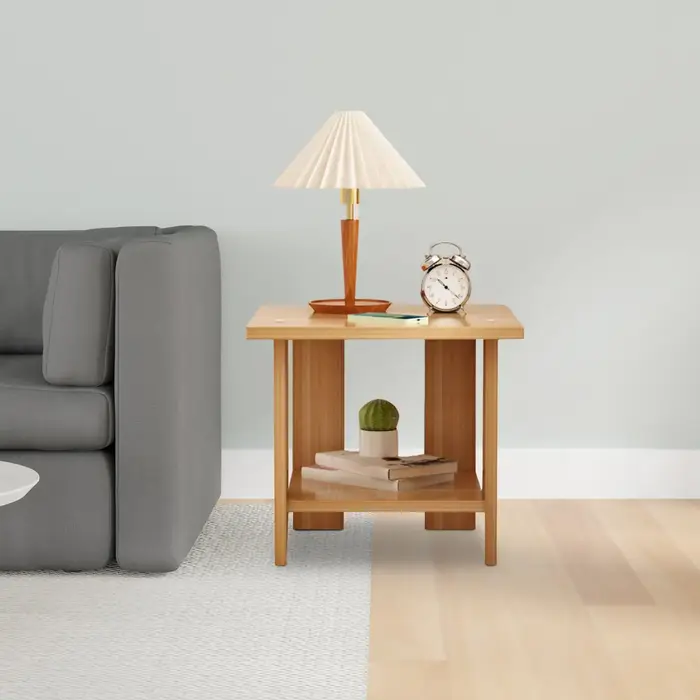 Table d'appoint Double couche en bois