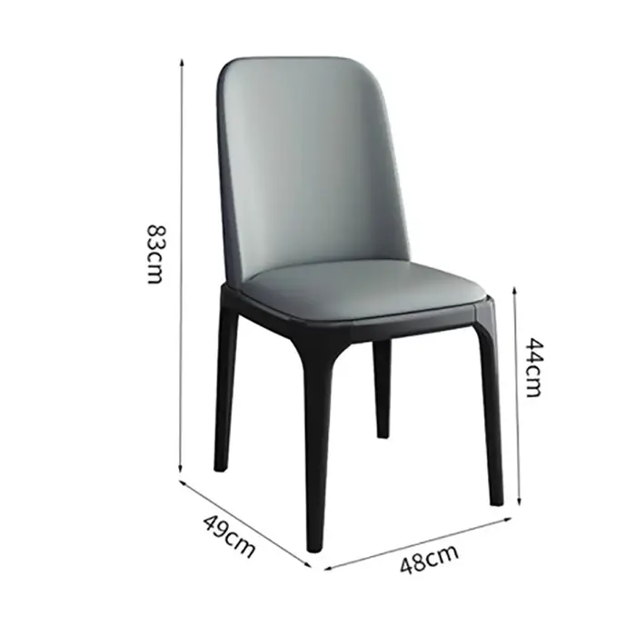 Ensemble de 2 chaises de salle à manger modernes
