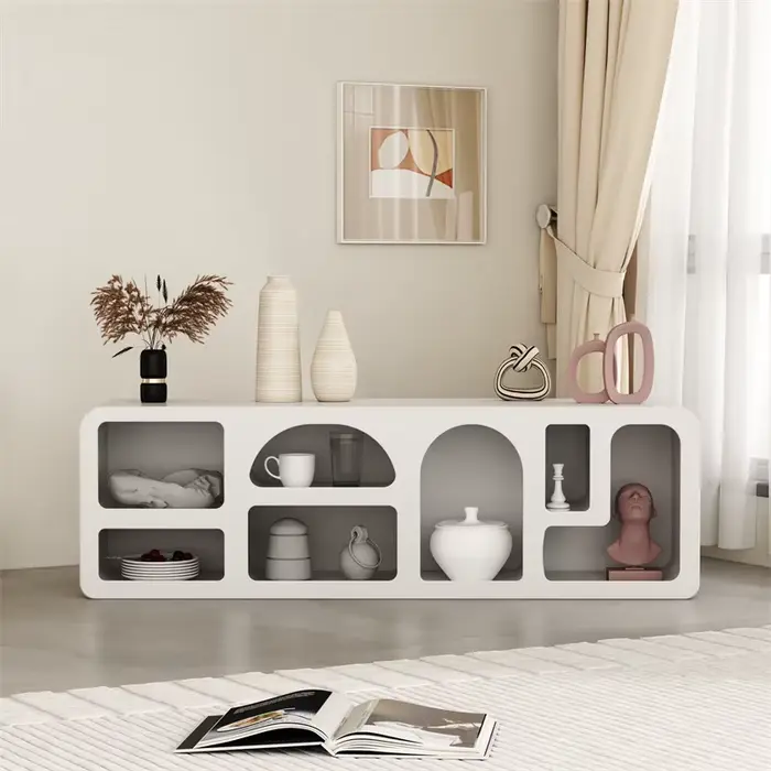 Meuble Tv européen Beige salon Simple salons design
