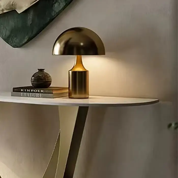 Table console de luxe, design moderne et élégant, meuble de salon