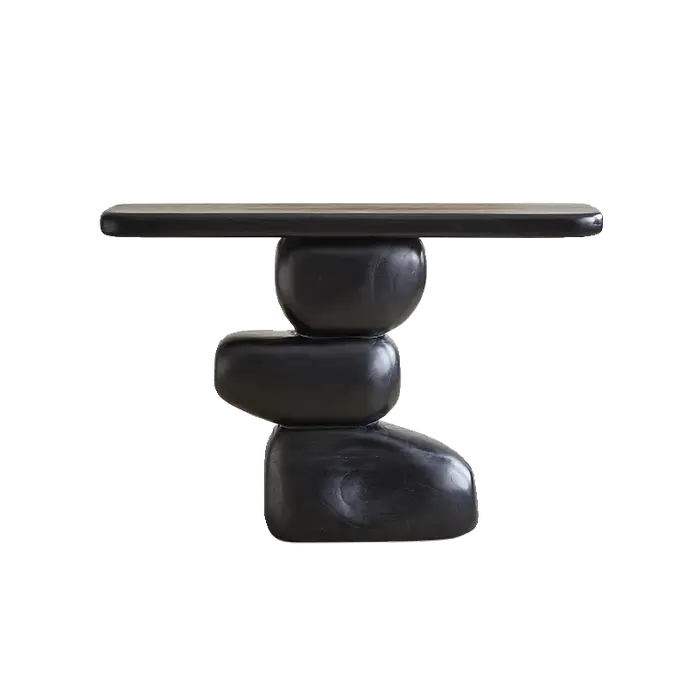 Wabi Sabi Table Console esthétique salon couloir Premium beauté Console Table Design Vintage Mueble 