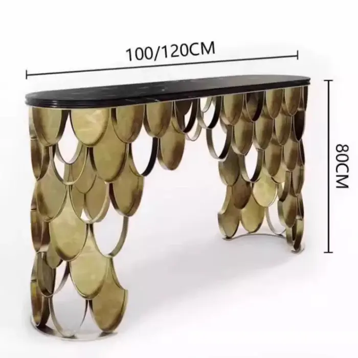 Table d'entrée de rangement classique, exquise, moderne et Simple, Console de beauté nordique, meubl