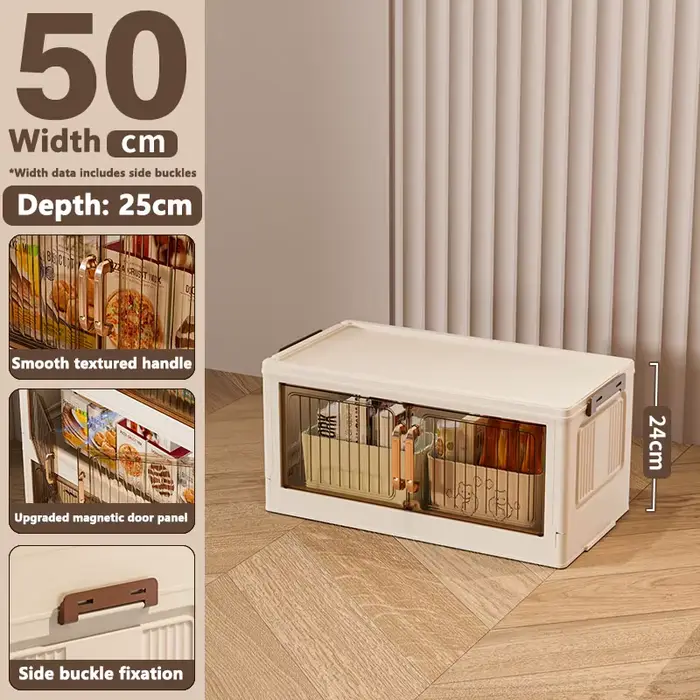 Armoire de rangement multifonctionnelle avec portes doubles, plusieurs couches, Design épais pour la