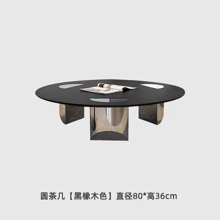 Tables basses en métal à pieds transparents, design moderne, tables basses italiennes uniques, table