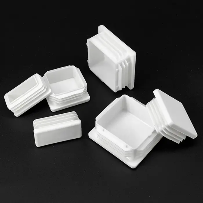 4/8/10 pièces 13x13 ~ 200x200mm blanc carré en plastique obturateur embout chaise Table pieds capuch