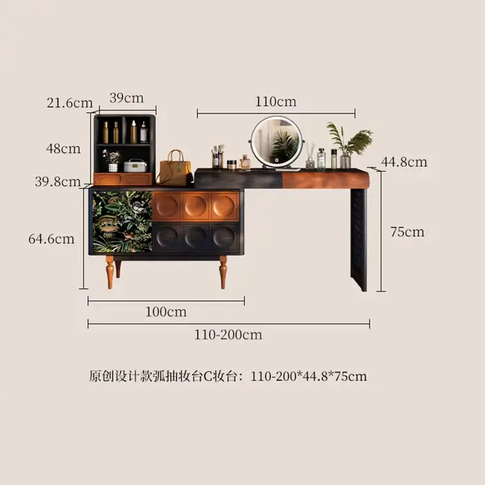 Commode de rangement créative