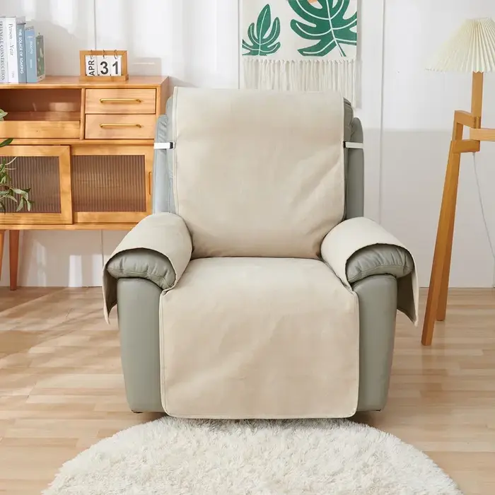 Juste de canapé imperméable pour animaux de compagnie, serviette de coussin de canapé solide, housse