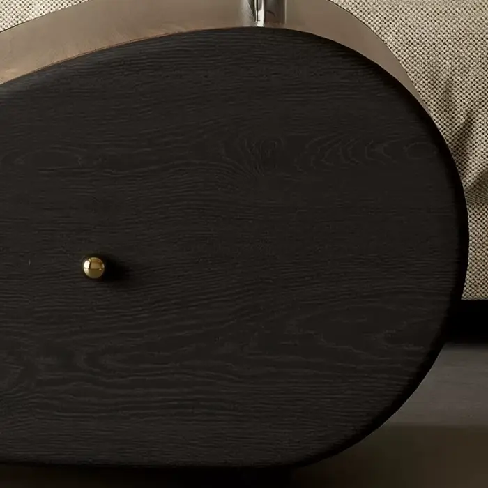 Table basse de bureau relevable vintage en bois pour salon