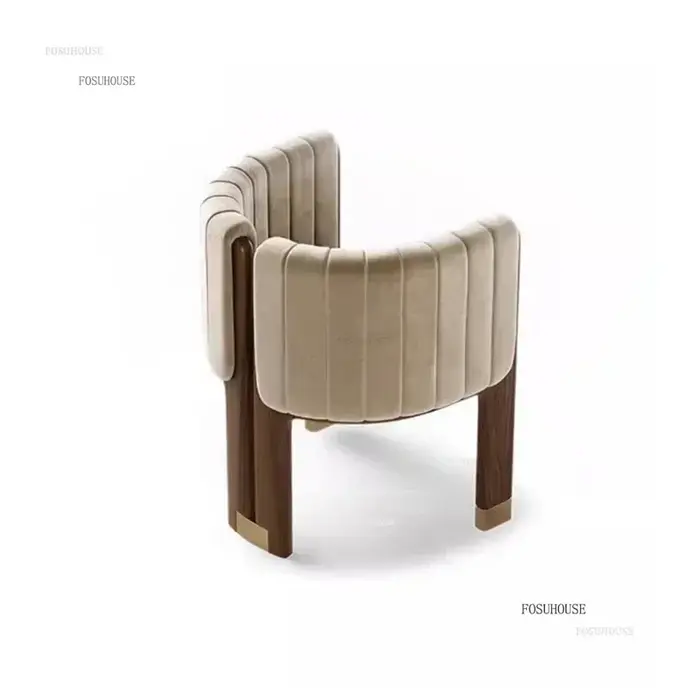Chaises de salle à manger en bois massif européen