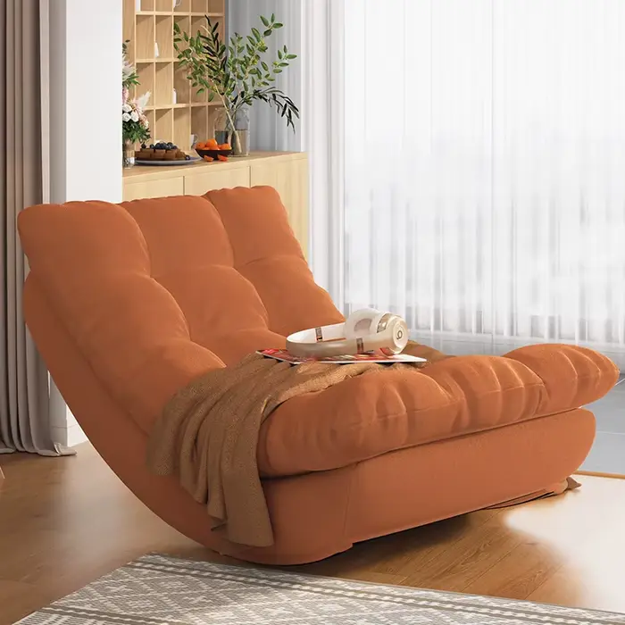 Canapés de couchage Design Orange salon Simple loisirs