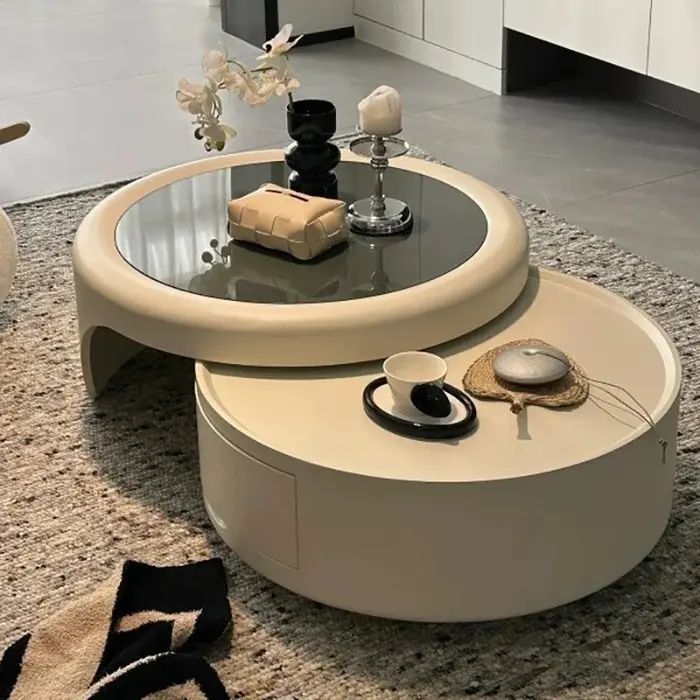 Table basse ronde Regale