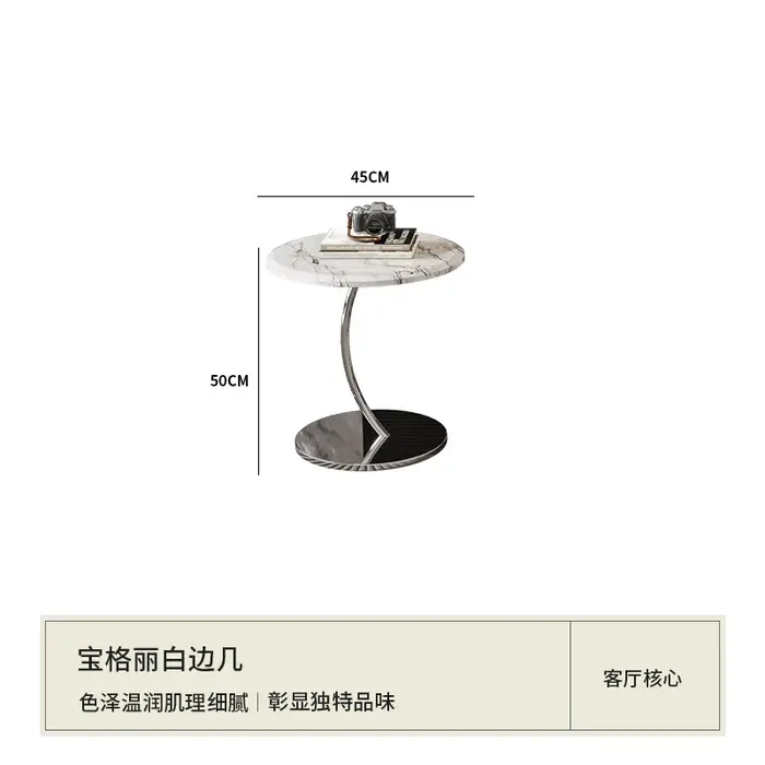 Table basse de salon moderne Design de luxe Tables basses minimalistes Premium livres Glam grands Mu