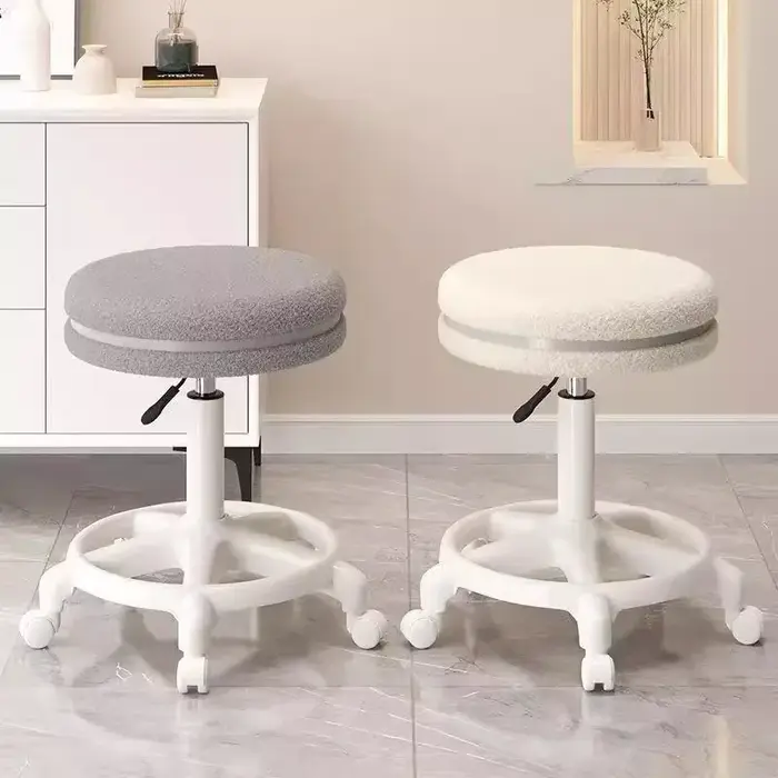 Chaise de maquillage, chaise de coiffeuse pour chambre de filles, chaise relevable à roulettes, tabo