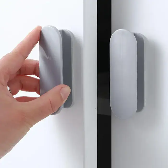 Poignées de tiroir d'armoire de fenêtre, 2 pièces, porte auto-adhésive, poignée de garde-robe, organ