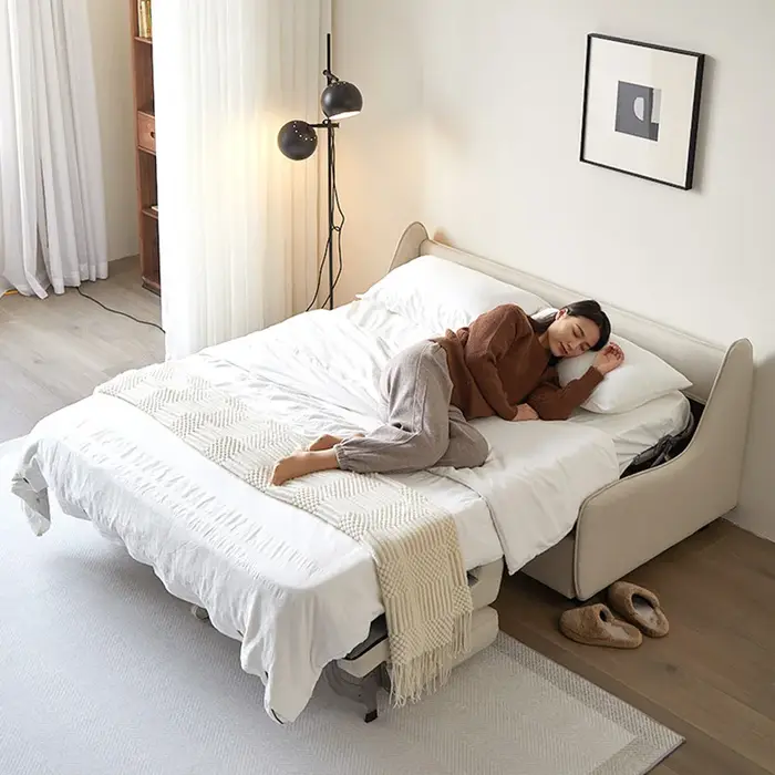 Le canapé-lit moderne avec couleur de matelas peut être personnalisé