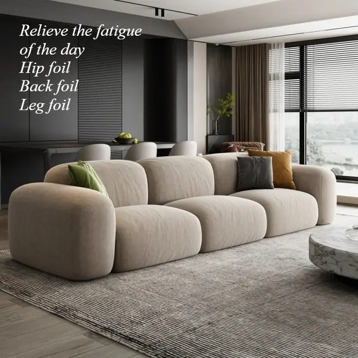 Relaxings Double Salon canapés Design nordique doux classique canapé élégant confortable Meuble