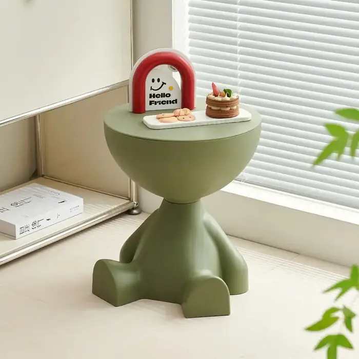 Table basse plate en plastique de style simple DE 2 pour la maison