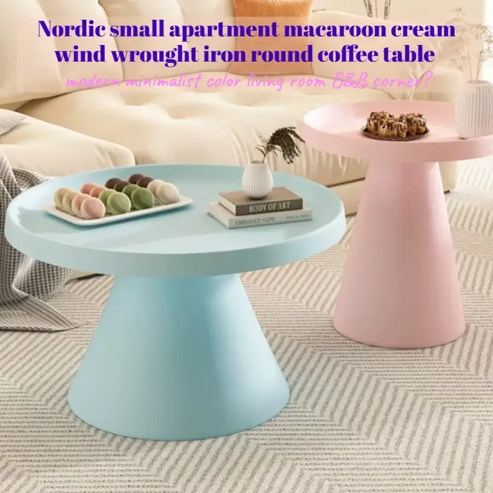 Petites tables basses colorées