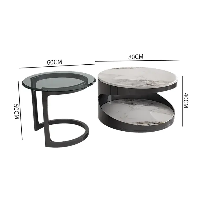 Table basse Glamour exquise, tendance, nordique, luxe, délicate, gain De place, meubles De salon
