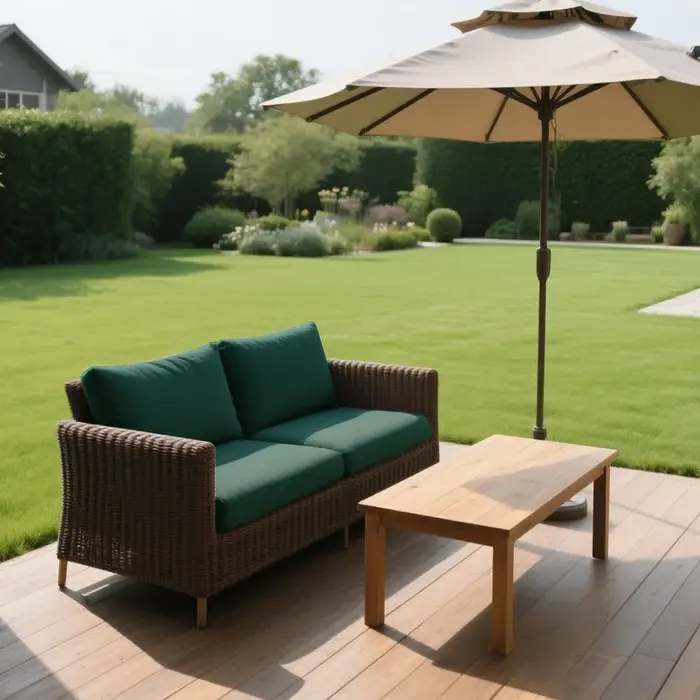 Housses de canapé de Patio douces en velours