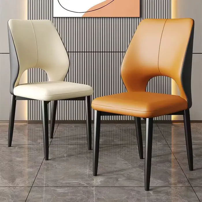 Chaise de salle à manger de luxe italienne