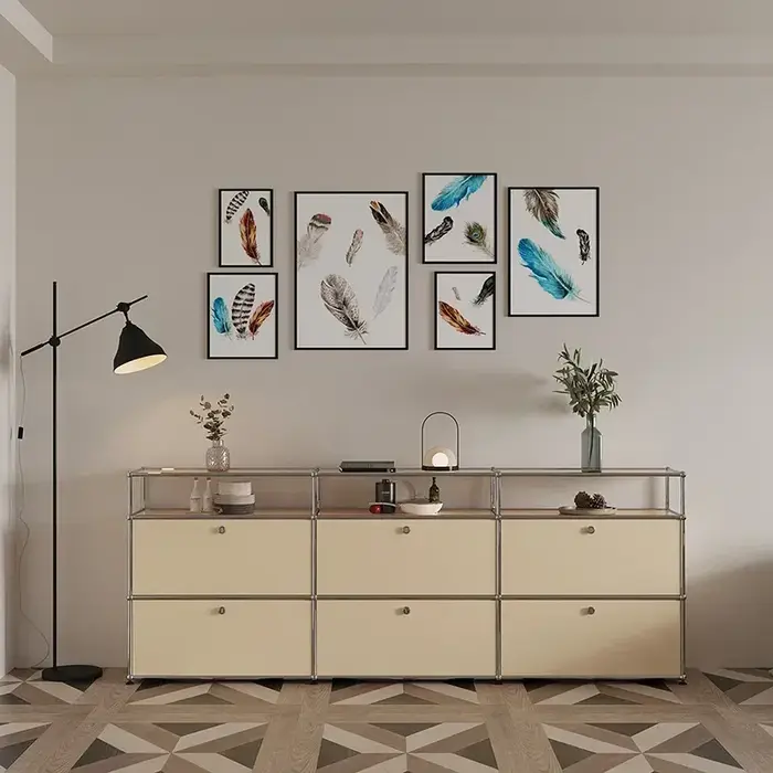 Module combiné buffets armoire tiroir armoires de salon commode latérale couloir rangement meuble TV