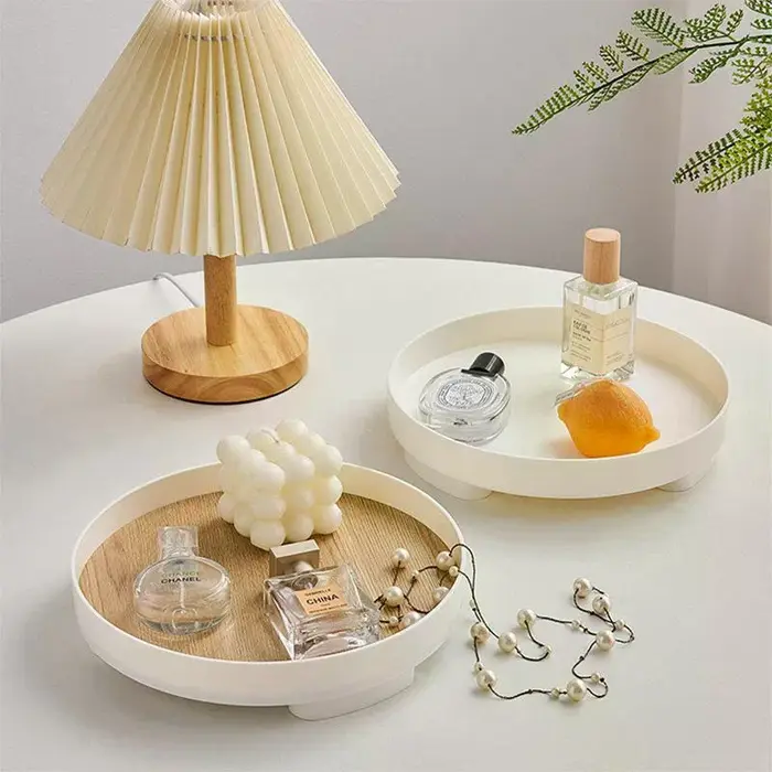 Table basse de salon, ornements d'aromathérapie
