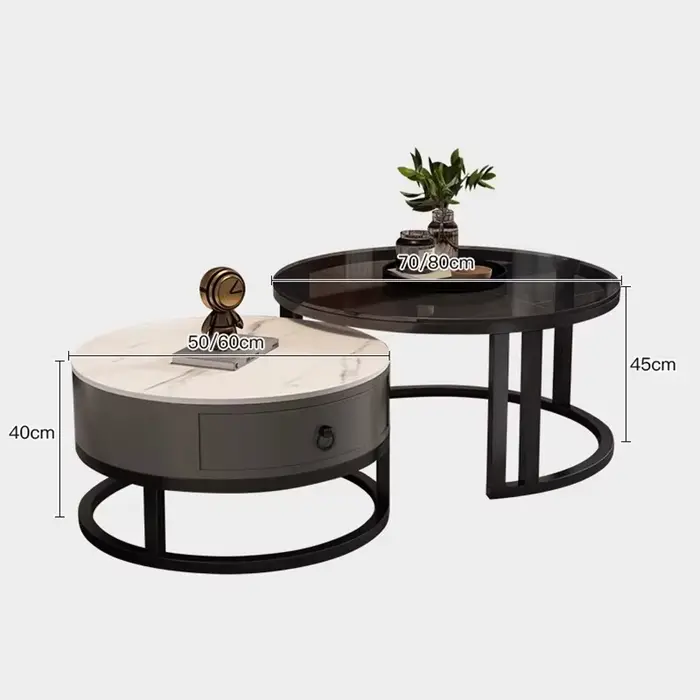 Table Basse Design de luxe minimaliste Glamour Tables basses nordiques uniques