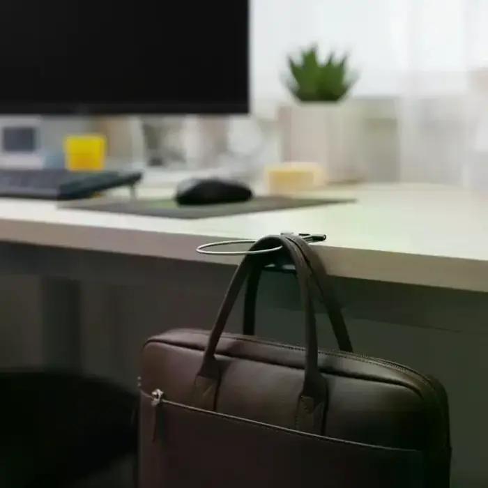 Support de tasse en métal avec pince - Porte-bouteille anti-déversement à clipser pour bureau