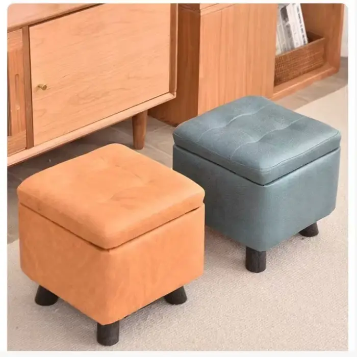 Petit tabouret, tabouret de rangement pour salon