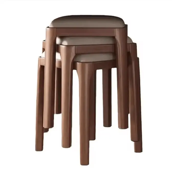 Chaise de salle à manger en bois massif de Style moderne