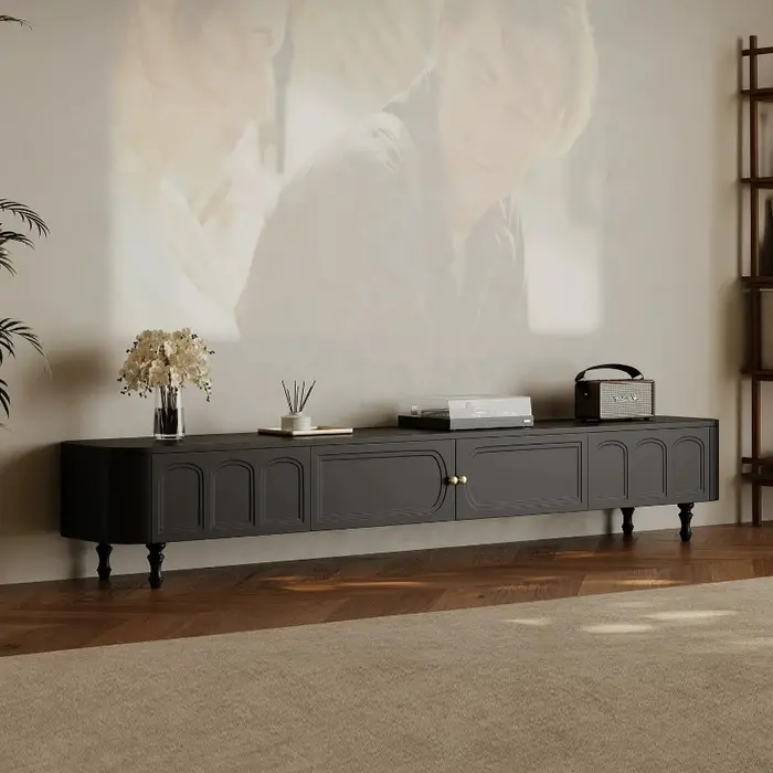 Meubles TV modernes, étagères rustiques pour médias, meubles TV Bauhaus, rangements floraux, meubles pour salons, meubles du milieu du siècle