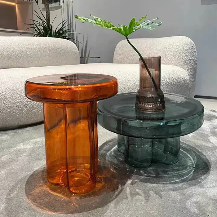 Table basse en verre créative nordique