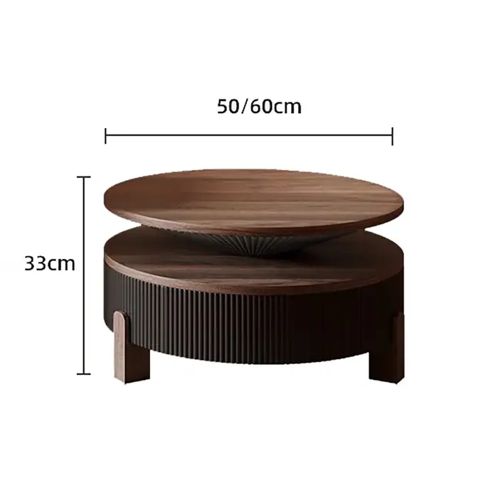 Tables basses créatives rondes