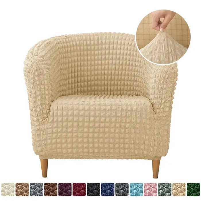 Housses de chaise de baignoire à grille à bulles pour fauteuils