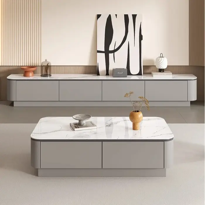 160 180 200 220 240 260 280 300 cm Meuble TV rock moderne Meuble TV Tables basses Table d'appoint Me