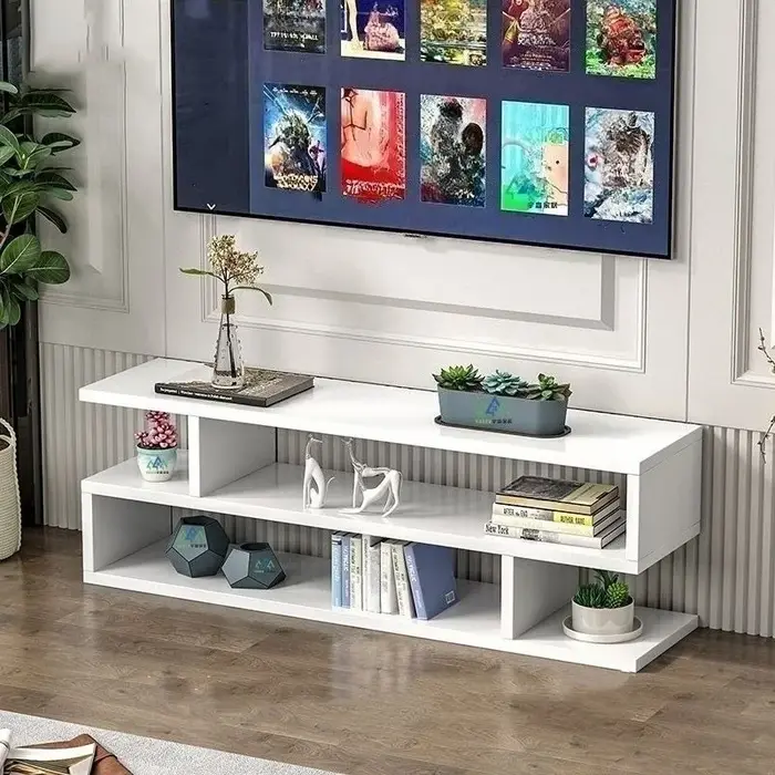 Salon, chambre à coucher, meuble TV, meuble table basse, mini sol minimaliste, gain de place, combin