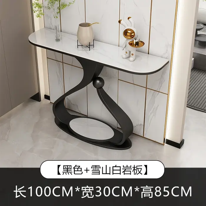 Table de Console Glam Design pieds en métal Table de Console rétro Glamour français élégant moderne 