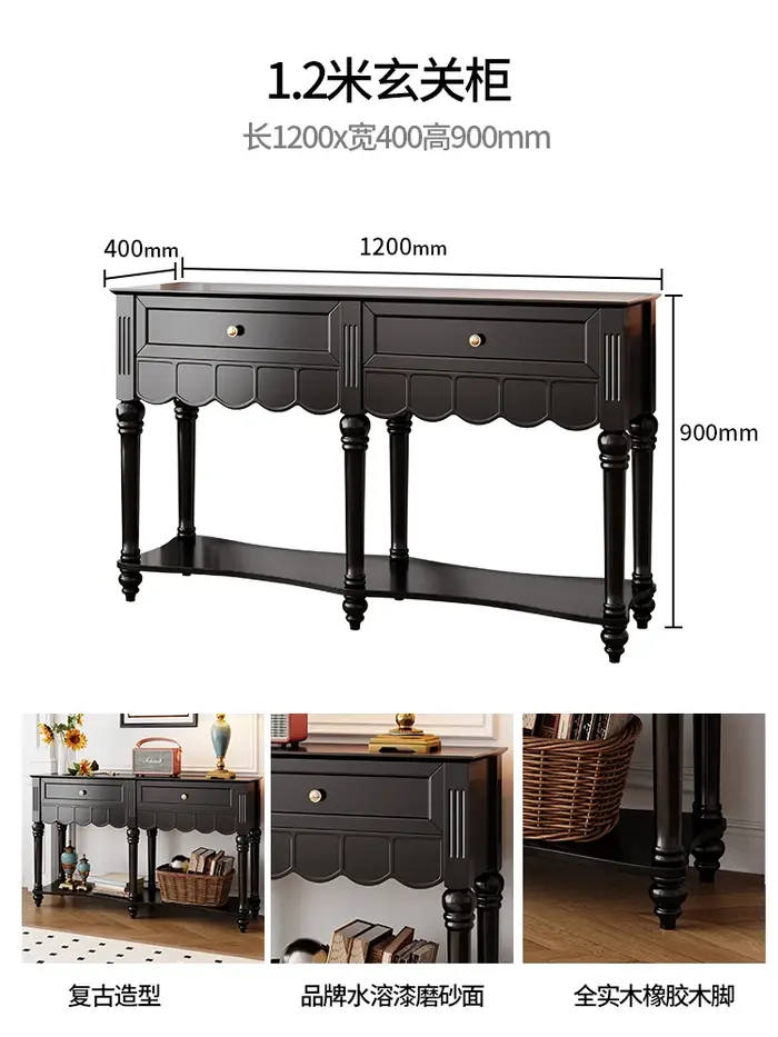 Table Console moderne Simple, Hall d'entrée, salon, luxe, tendance, tiroirs de rangement, meubles Wo