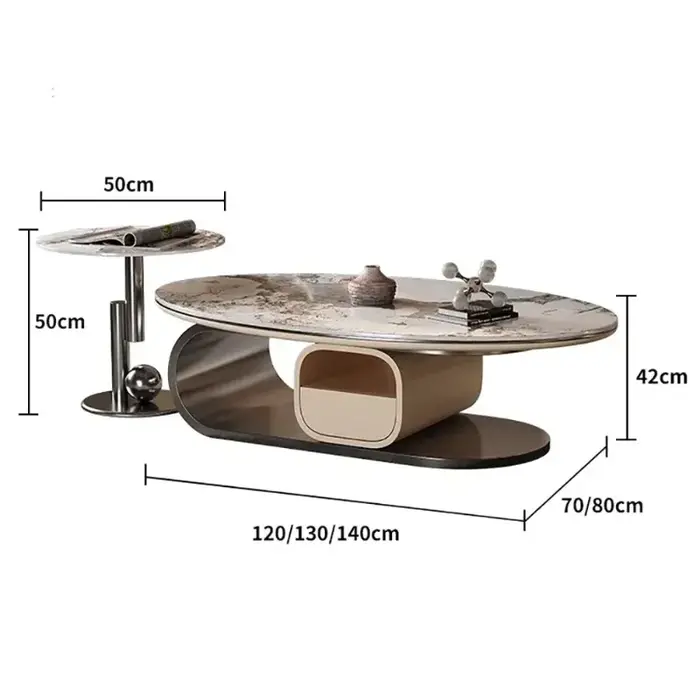 Table basse design tendance avec rangement