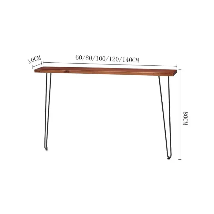 Tables de Console minimalistes étroites