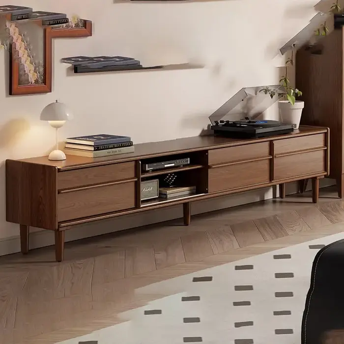 Meuble Tv De luxe européen minimaliste rétro élégant beauté