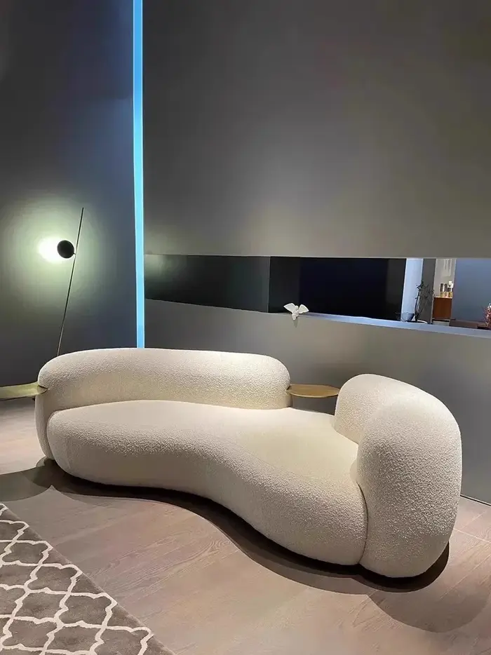 Canapés de salon modernes Europe minimaliste relaxant canapés de luxe Design d'angle Gaming Moveis P